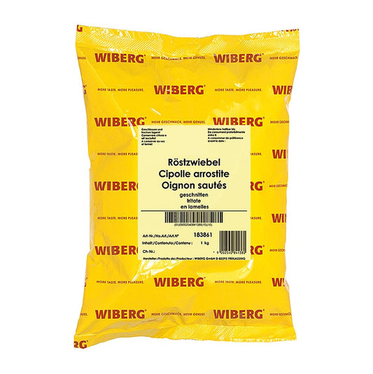 Wiberg Rostade lökringar, skurna, 1 kg