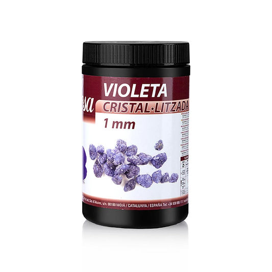 Sosa Kristalliserade violblommor, violetta, 1 mm bitar, 500 g