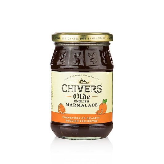 Chivers – apelsinmarmelad – med grovt skuren apelsinskal, mörk & syrlig, 340 g
