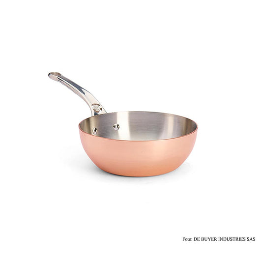 deBUYER "Prima Matera" induktionssauteuse, konisk, koppar-rostfritt stål, ø 20 c, 1 St