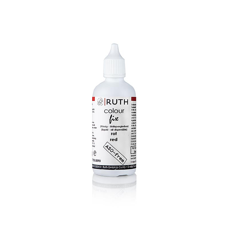 Flytande livsmedelsfärg, röd, 7705, Ruth, 90 g