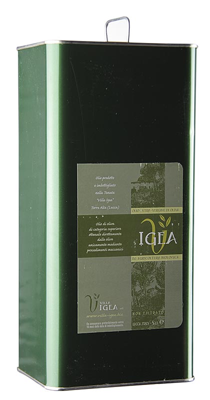Extra jungfruolja, "Igea" - Ponte del Giglio, Villa Igea, ekologisk, 5 l