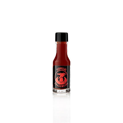 Scovilla Dragonfire, Extreme Hot Sauce, Mini, över 100 000 Scoville, 3 ml