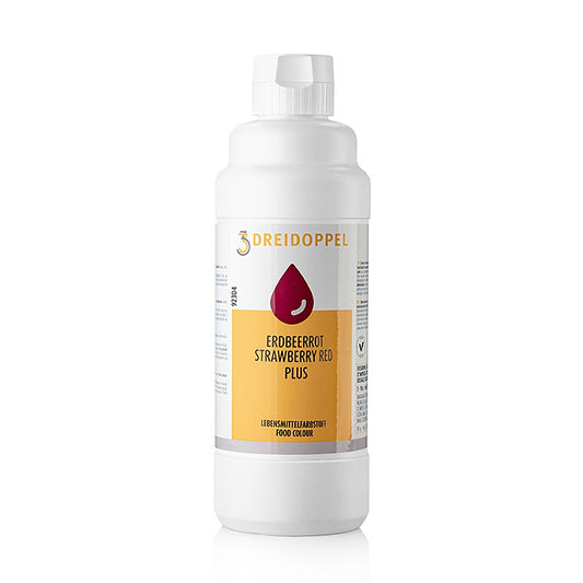 Livsmedelsfärg Flytande plus, jordgubbsröd, 923, Dreidoppel, 1 kg