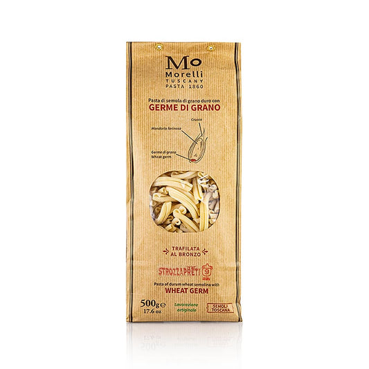 Morelli 1860 Strozzapreti, präststrypare, med vetegroddar, 500 g