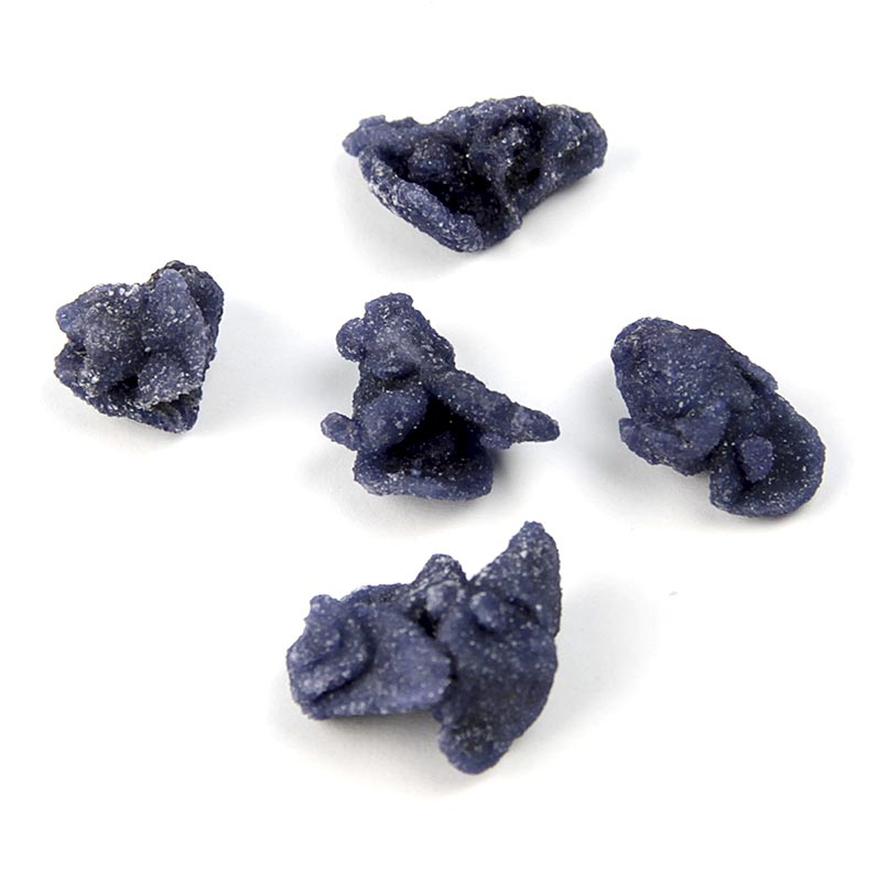 Äkta violblad, blå-violetta, kanderade, ca 2 cm, ätbara, Candiflor, 1 kg