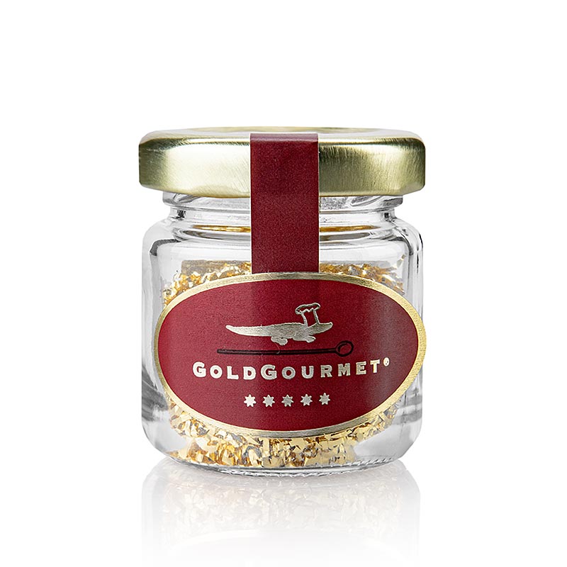 Guld – Filamentbladguldtrådar, fina, 22 karat, E175, 0,3 g