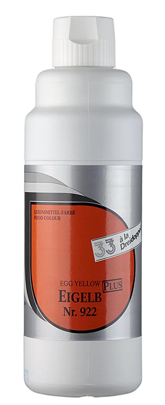 Livsmedelsfärg Flytande plus, äggula, 922, Dreidoppel, 1 l