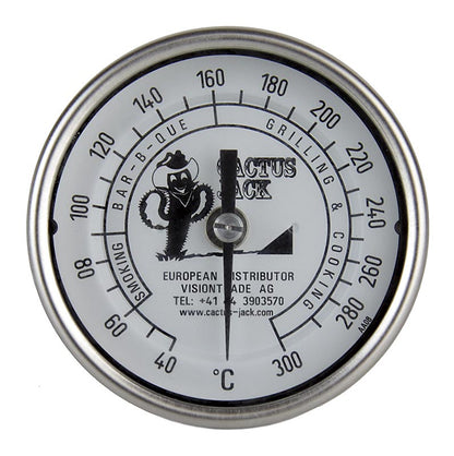Tillbehör – termometer, med skruvgänga, rostfritt stål, för alla Smoker-modeller, 1 St