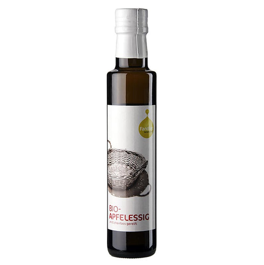 Äppelvinäger, från fruktträdgårdar, ekfatlagrad, 5 % syra, Fandler, ekologisk, 250 ml