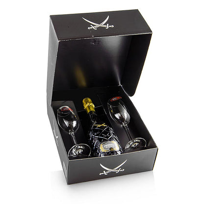 Sansibar´s Best San Simone Prosecco Brut 0,75 l + 2 Riedel champagneglas, 3 st.