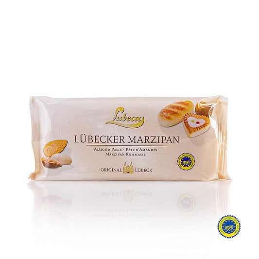 Rå marzipan g.g.A., MO MM, 52 % medelhavsmandlar, Lubeca, 200 g