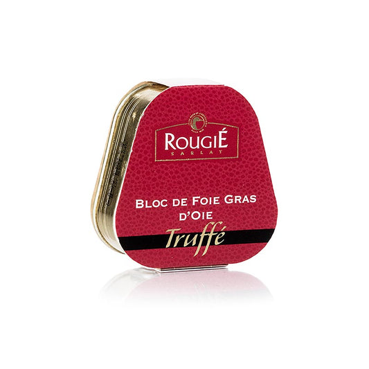 Gåsleverblock, 3 % tryffel, foie gras, Trapez, Rougié, 75 g
