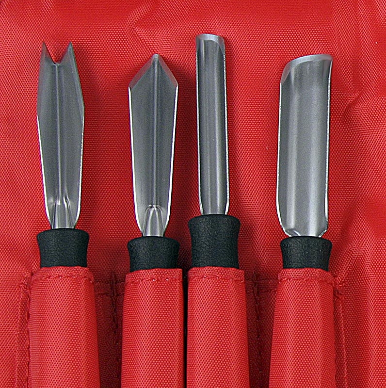 Skärknivset "Professional" 8-delar, rostfritt stål, Triangel, set