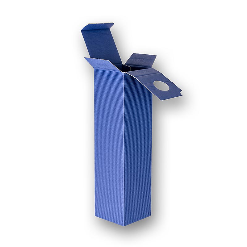 Vinpresentkartong Modern Blå, presentkartong för 1 flaska, 360x90x90, 1 st
