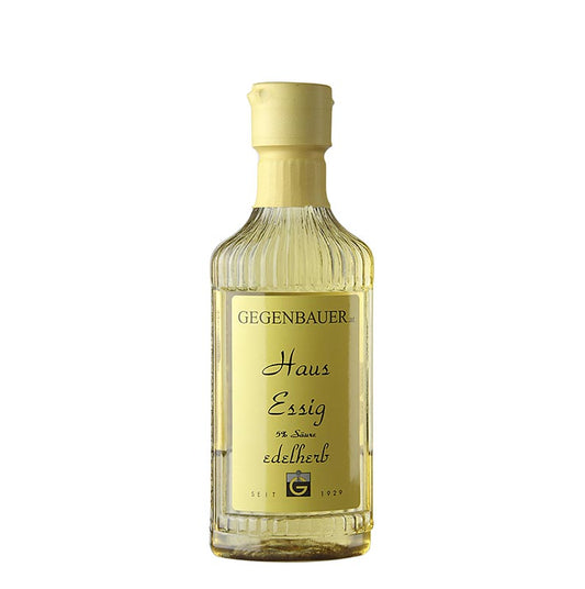 Gegenbauer Husets vinäger, elegant syrlig, ljus, 5 % syra, 250 ml