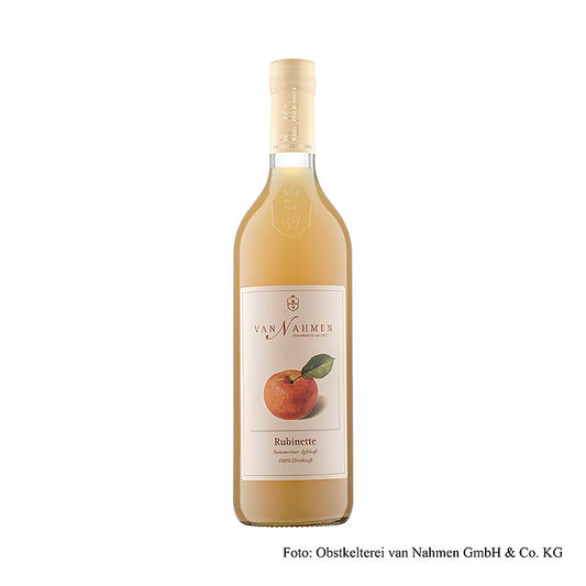 van Nahmen – Rubinette äppeljuice, 100 % direktpressad juice, 750 ml