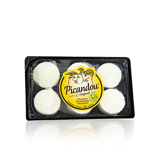 Picandou färsk getost i skivor, 240 g, 6 x 40 g