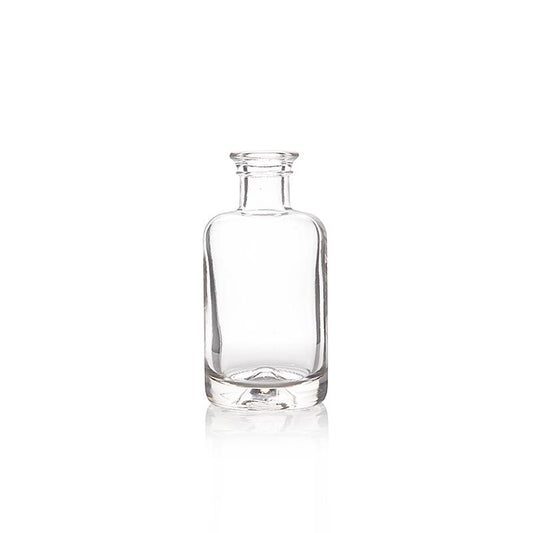 Apoteksflaska i glas, klar, 100 ml (för kork 31077), 1 st