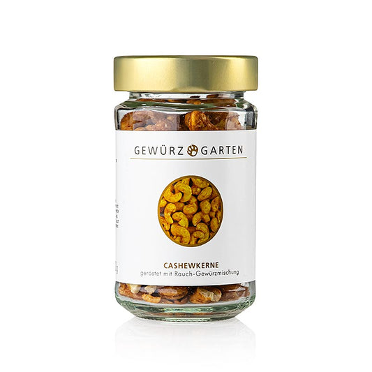 Gewürzgarten cashewnötter, hela, med rökt krydda, 110 g