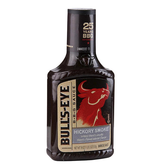 Bull´s Eye BBQ-sås Hickory Smoke Style, kraftigt rökig, 532 ml