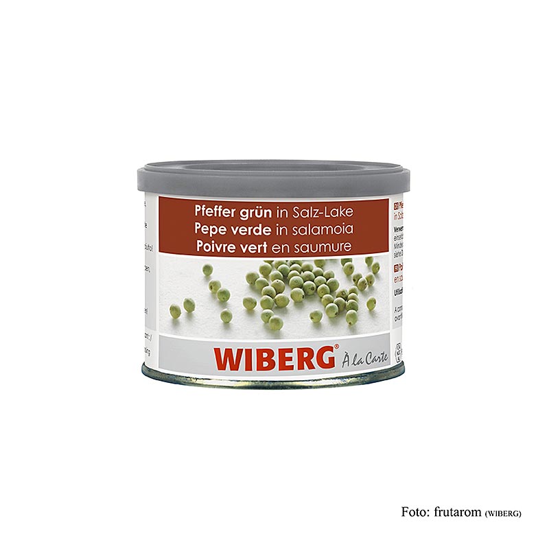 Wiberg grön peppar, i saltlake, hel, 170 g