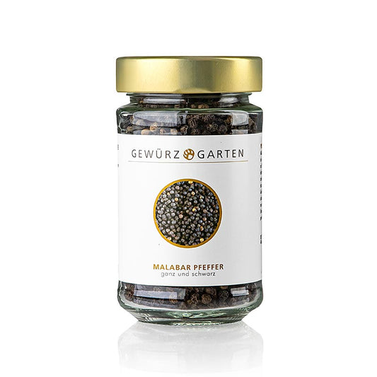Gewürzgarten Malabarpeppar, svart, hel, 120 g