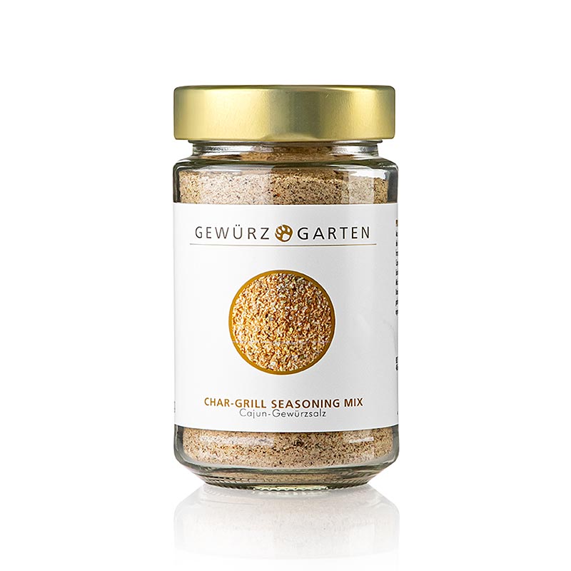 Gewürzgarten Char Grill Seasoning Mix, Cajun-kryddsalt, 180 g