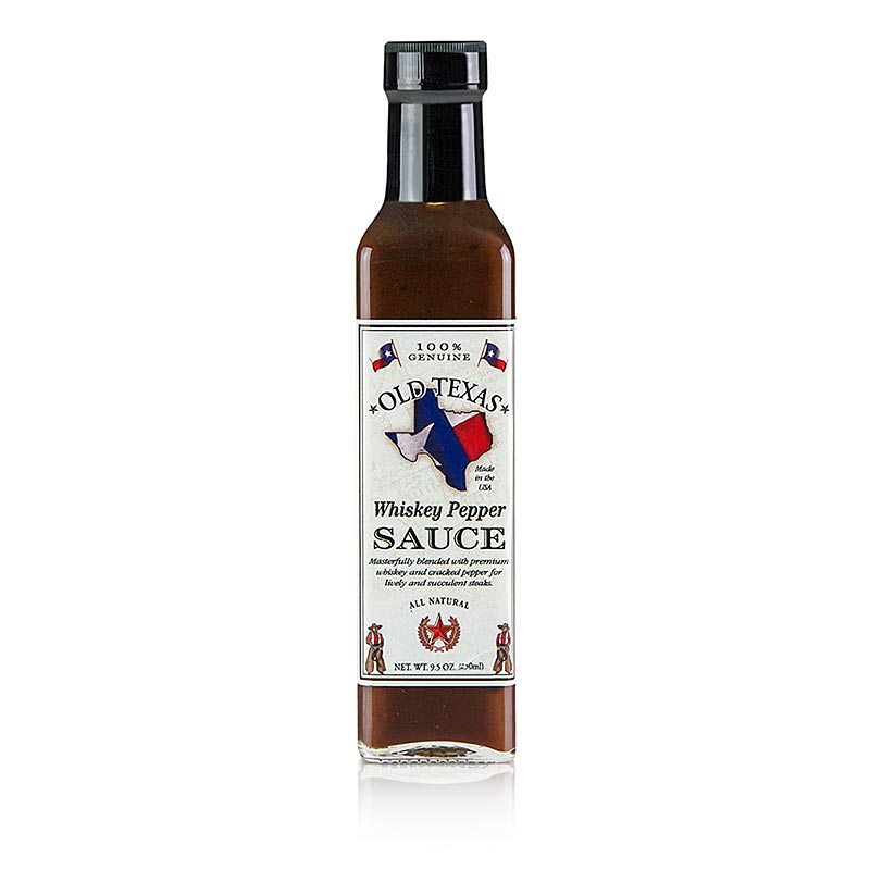 Old Texas – Whiskey-peppar-steaksås, 250 ml