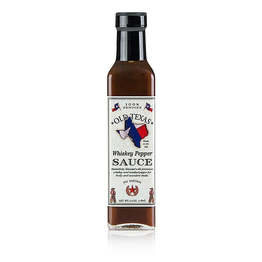 Old Texas – Whiskey-peppar-steaksås, 250 ml