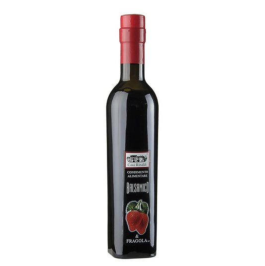 Aceto Balsamico-kryddsås med jordgubbar, 6 % syra, Casa Rinaldi, 250 ml