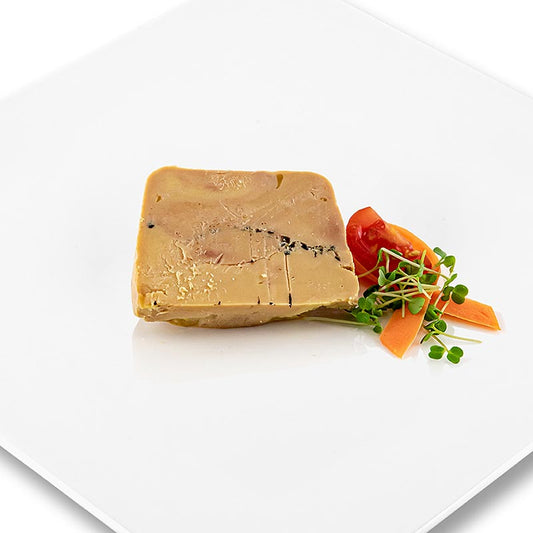 Anka-foie gras – hel, med champagne, Sarawak- och Maniguette-peppar, Rougié, 180 g