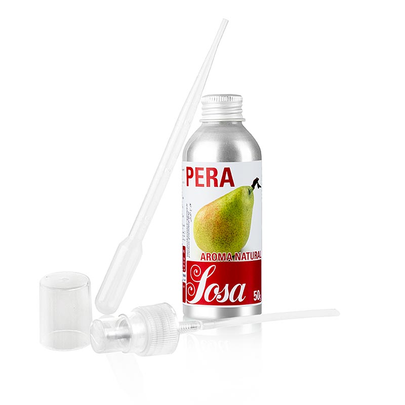 Sosa Aroma Natural Päron, flytande, 50 g