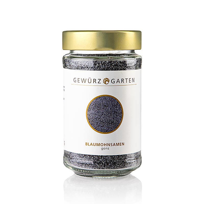 Gewürzgarten Blå vallmofrön, hela, 140 g