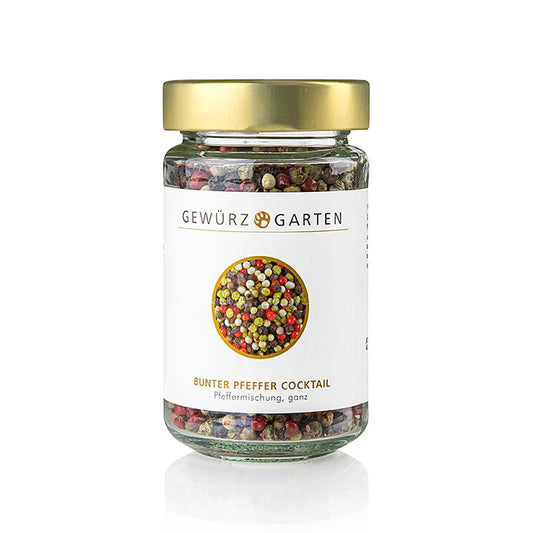 Gewürzgarten Blandad peppar (vit, svart, grön, rosa), hel, 100 g