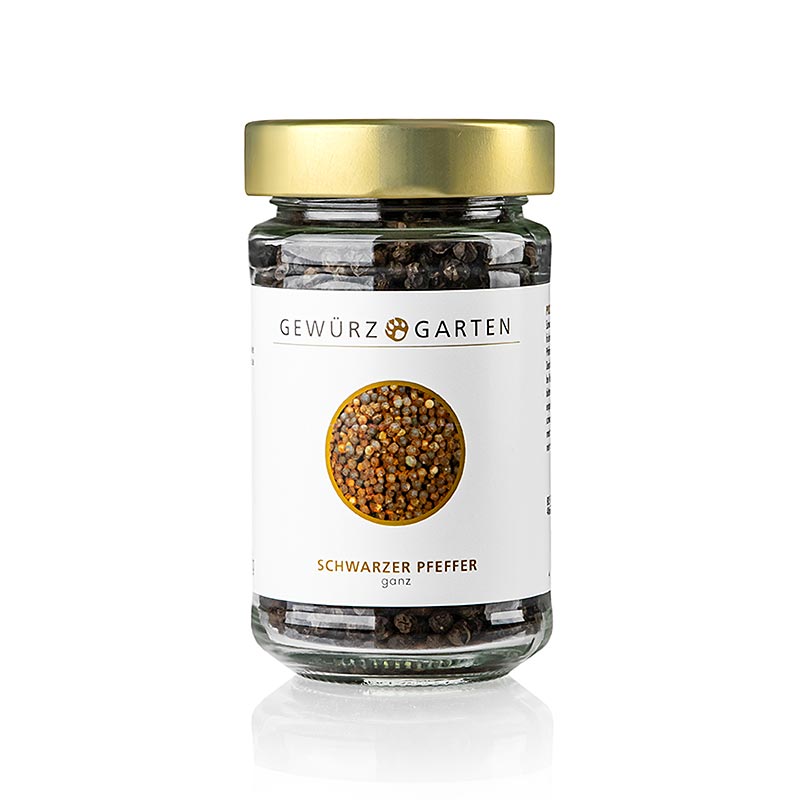 Gewürzgarten Peppar, svart, hel, 120 g