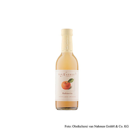 van Nahmen – Rubinette äppeljuice, 100 % direktpressad, 250 ml