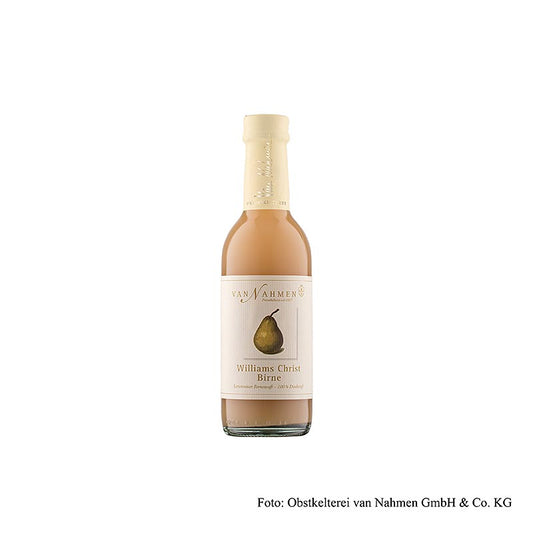 van Nahmen – Williams Christ-päronjuice, 100 % direktpressad juice, 250 ml