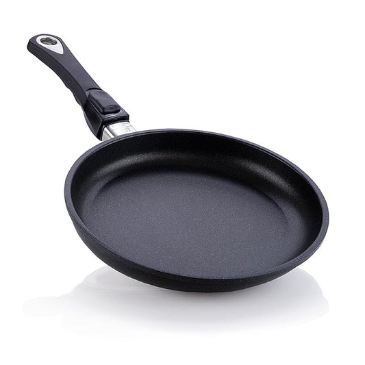 AMT Gastroguss, stekpanna, ø 24 cm, 4 cm hög, med avtagbart handtag, 1 st