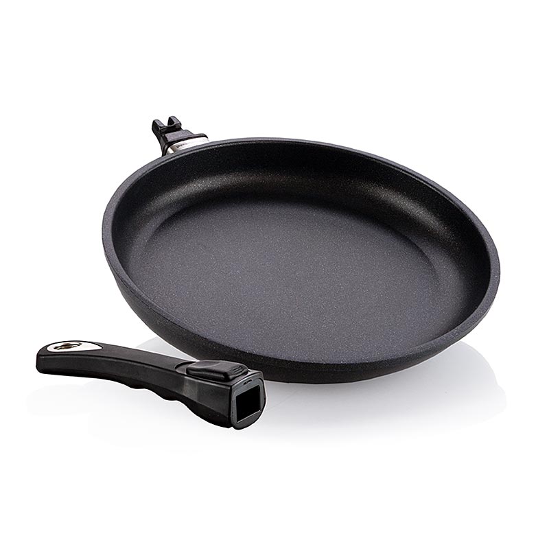 AMT Gastroguss, stekpanna, ø 24 cm, 4 cm hög, med avtagbart handtag, 1 st