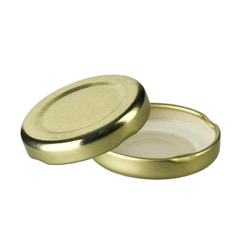 Lock, guld, till sexkantigt glas, 43 mm, 45,47,53 ml, 1 st