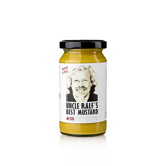Kornmayer – Uncle Ralfs Best Mustard Senap, sweet & hot, 210 ml