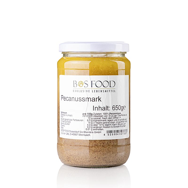 CHEF FOOD Pekannötsmassa, 100 % massa utan tillsatser, 650 g