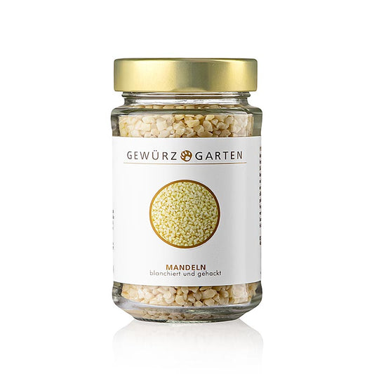 Gewürzgarten Mandlar, söta, hackade, 125 g