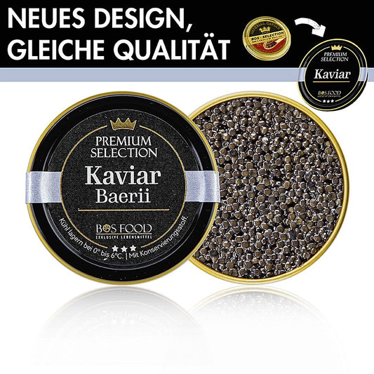kaukau.de - BOS FOOD Premium Selection Kaviar från sibirisk stör (Acipenser baer, 50 g