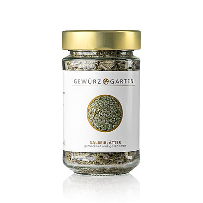 Gewürzgarten Salviablad, torkade, skurna, 40 g