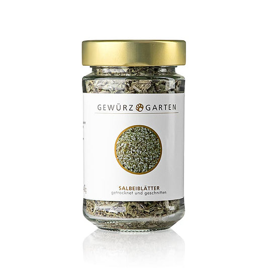 Gewürzgarten Salviablad, torkade, skurna, 40 g
