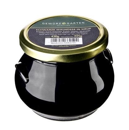 Gewürzgarten Svarta valnötter, hela, i sockerlag, 430 g