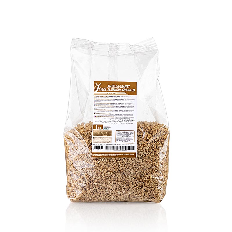 Sosa karamelliserad mandelkrokant, hackade mandlar, 1 kg