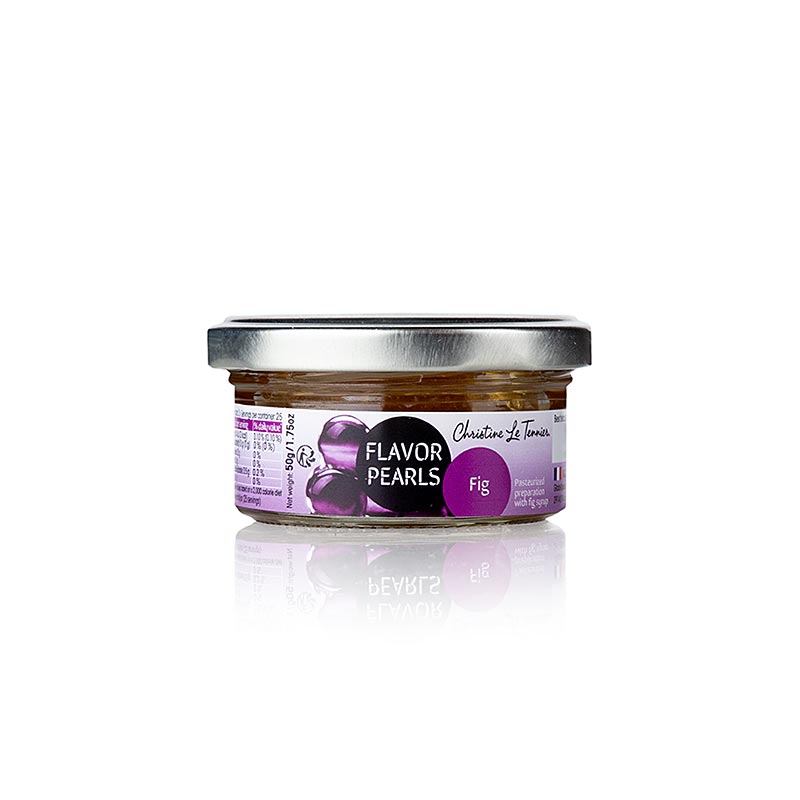 Fruktkaviar "Fikon", pärlstorlek 5 mm, sfärer, Les Perles, 50 g